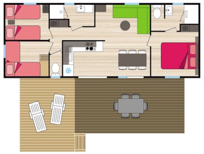 Premium - L'Espinouse - 40 m2 - 3 bedrooms - 2 bathrooms - Sunday — 7