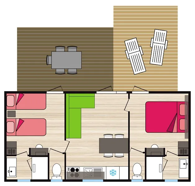 Premium - Le Sidobre - 33 M2 - 2 Ch - 2 Sdb - Spa - Dimanche