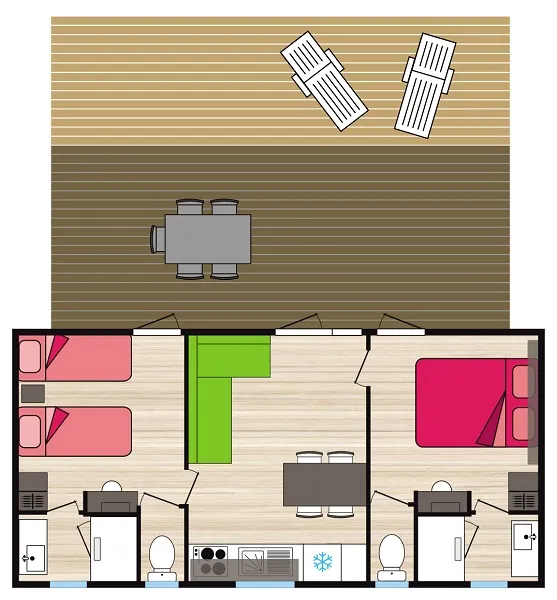 Premium - Le Sidobre - 33 M2 - 2 Ch - 2 Sdb - Spa - Dimanche