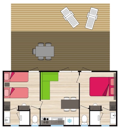 Premium - Le Sidobre - 33 m2 - 2 bedrooms - 2 bathrooms - spa - Sunday — 4