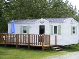 Huuraccommodatie(s) - Stacaravan Cottage 2 Kamers - Camping Le Grand Fay