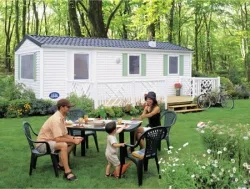Location - Mobil Home Luxe 3 Chambres - Camping La Rouveyrolle