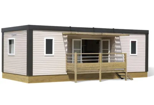 Mietunterkunft - Mobilheim Grand Confort 3 Zimmer - image n°3 - Camping La Rouveyrolle