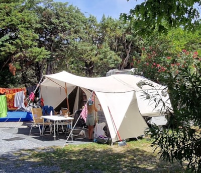 Pitch for Tent Trailer max m.5x5 — 1