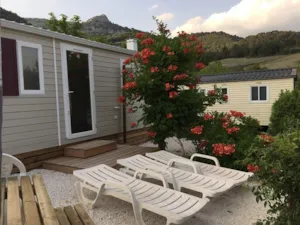Locatif - Mobil-home Ubrieux 3 chambres - Domaine de la Gautière