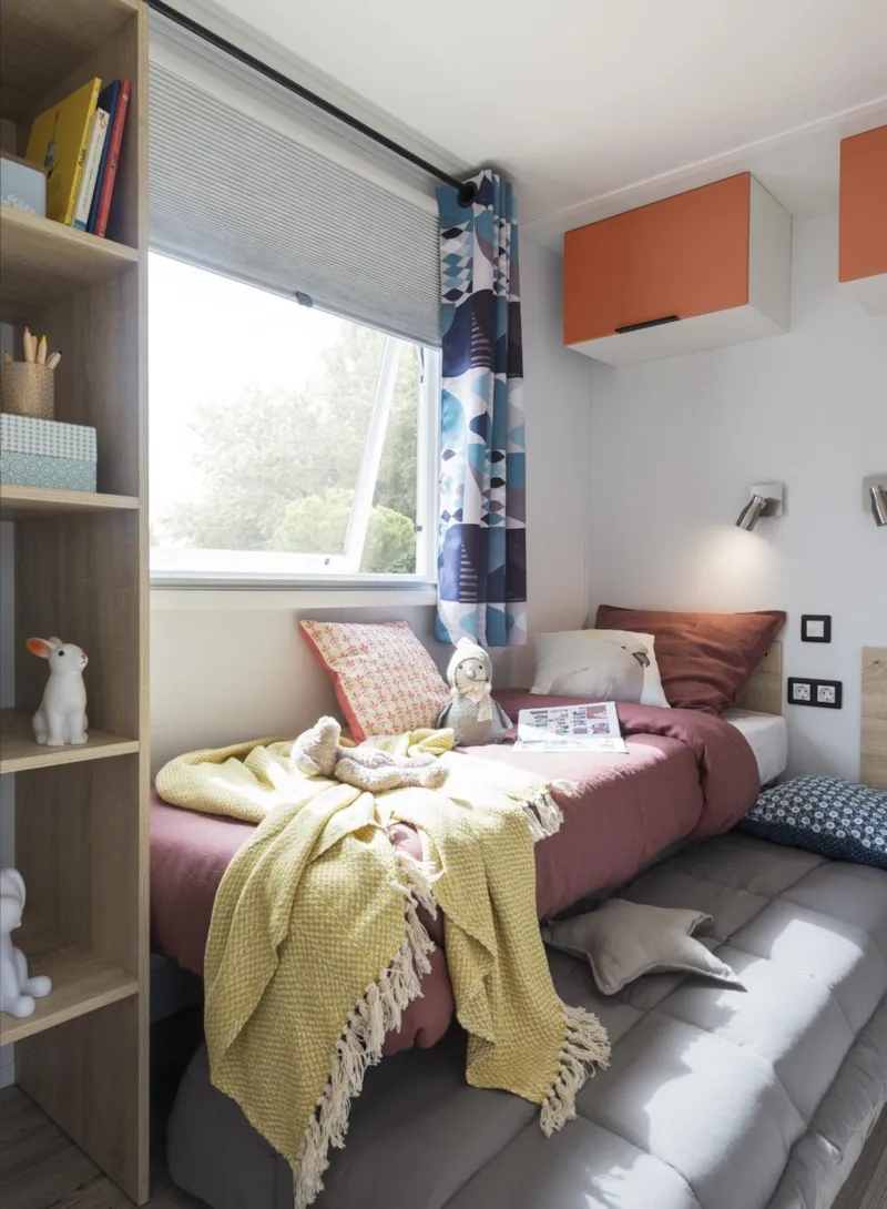 Mobil-Home Premium 40M² - 4 Chambres Avec Terrasse Couverte Et Lave-Vaisselle