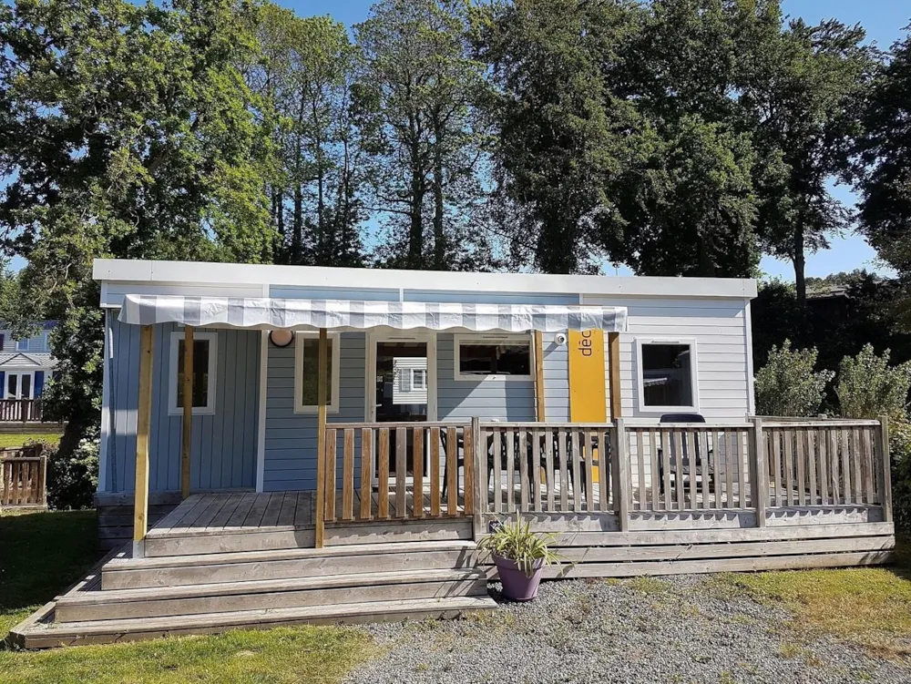 Location - Mobil-Home Confort 31M² - 3 Chambres Avec Terrasse Couverte - Flower Camping des Vallées