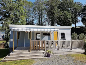 Mietunterkunft - Mobilheim Confort 31M² - 3 Zimmer + Überdachte Terrasse - Flower Camping des Vallées