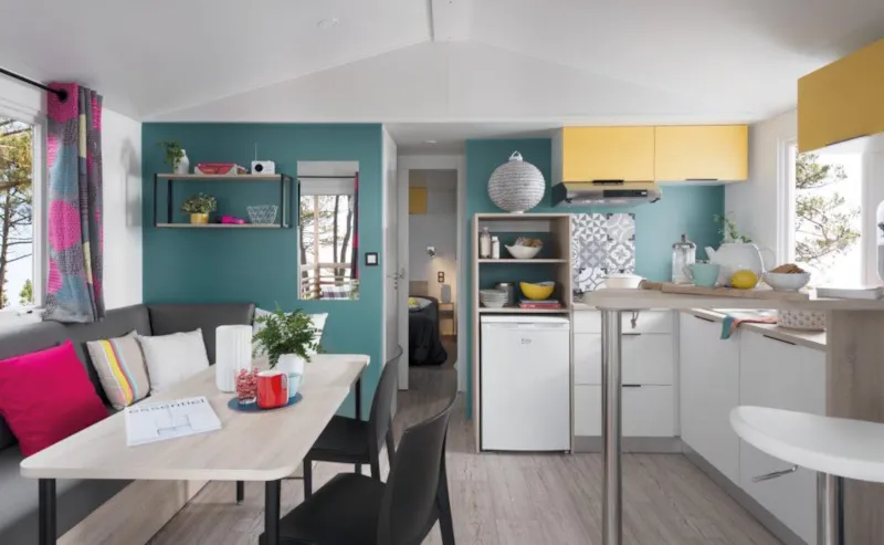 Mobil-Home Premium 26M² 2 Chambres - Terrasse Intégrée De 8M²+ Lave-Vaisselle