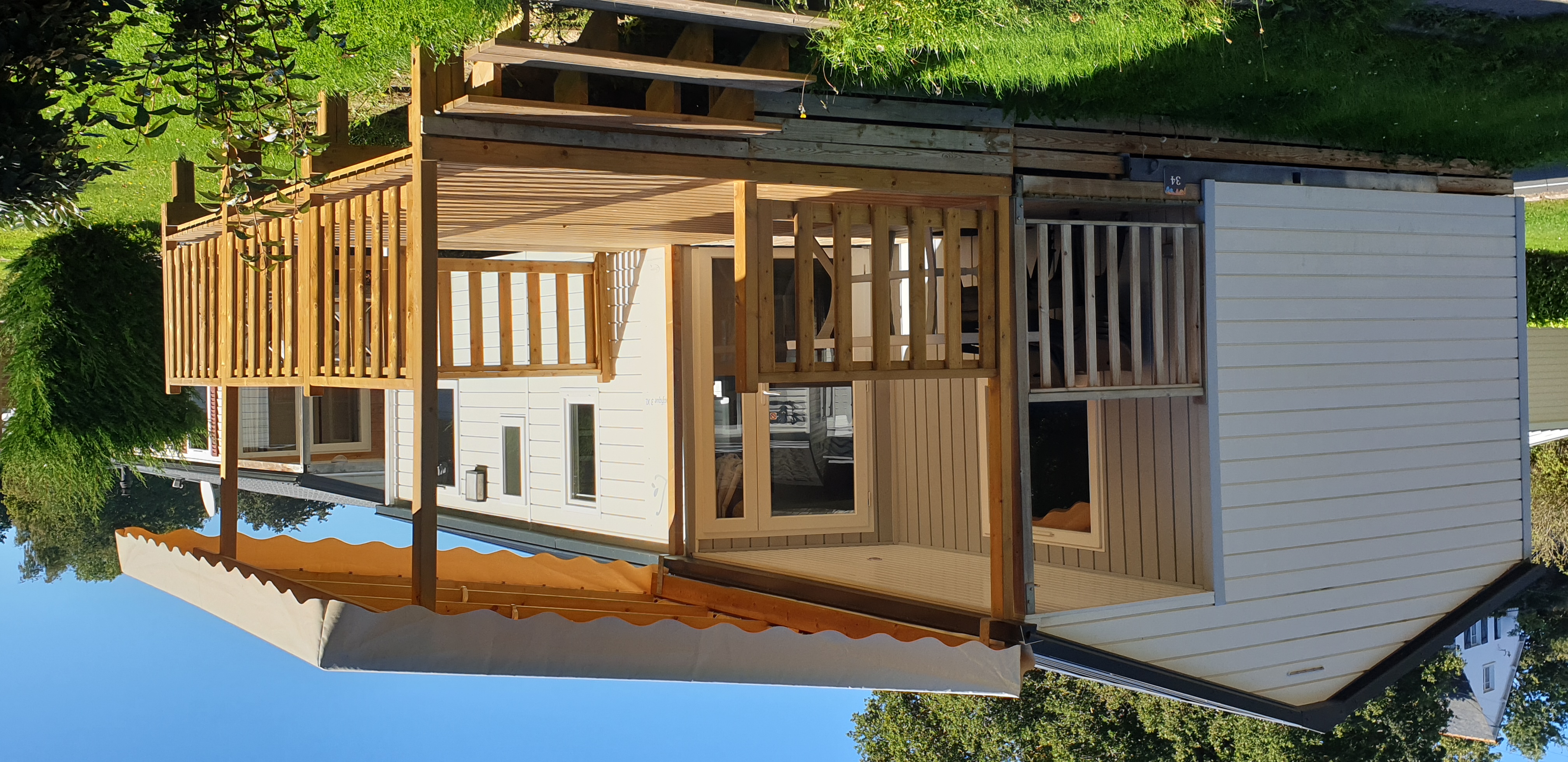 Location - Mobil-Home Confort 33M² -3 Chambres Avec Terrasse Couverte - Camping des Vallées