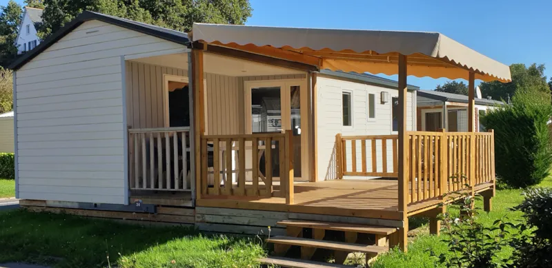 Mobil-Home Confort 33M² -3 Chambres Avec Terrasse Couverte