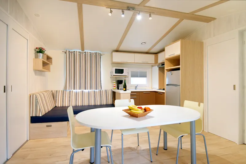 Mobil-Home Premium 35M² 3 Chambres Avec Terrasse Couverte Et Lave-Vaisselle