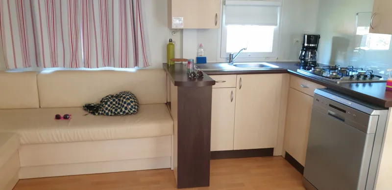 Mobil-Home Confort 35M² -  3 Chambres Avec Terrasse Couverte Et Lave-Vaisselle