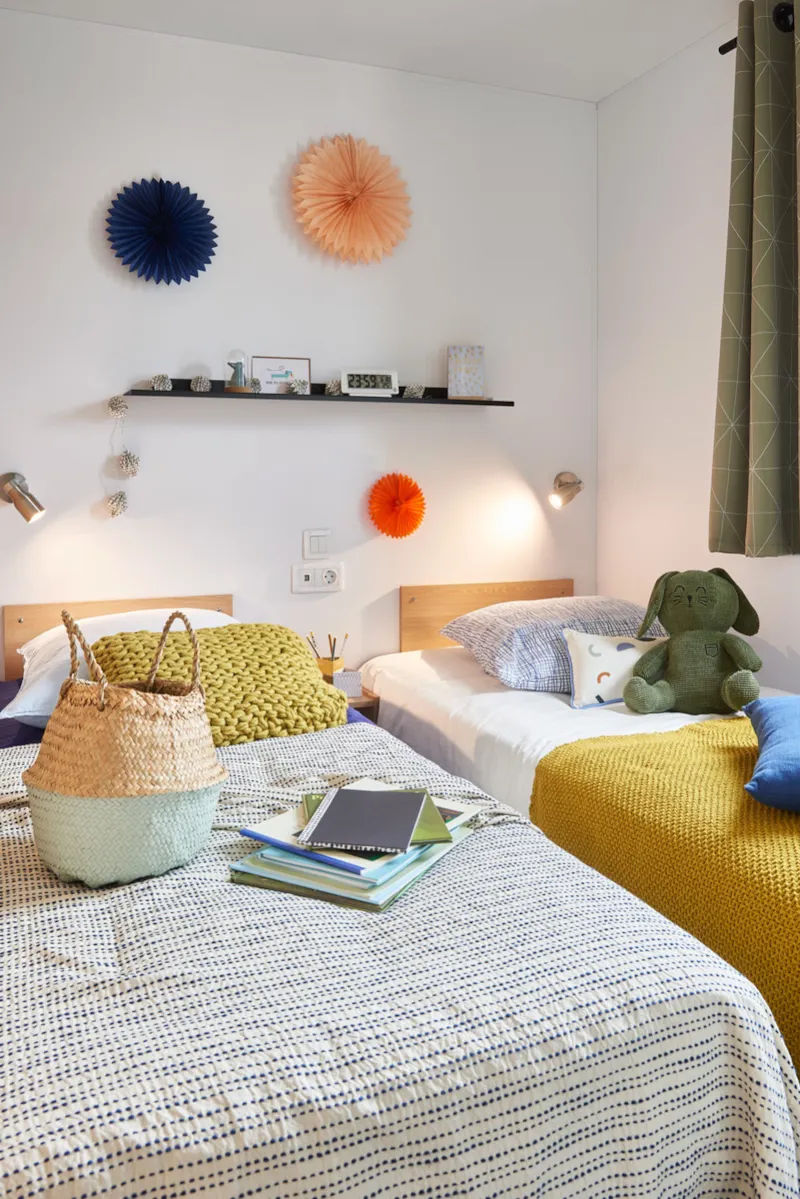 Mobil-Home Confort 28M² 2 Chambres Avec Terrasse Couverte