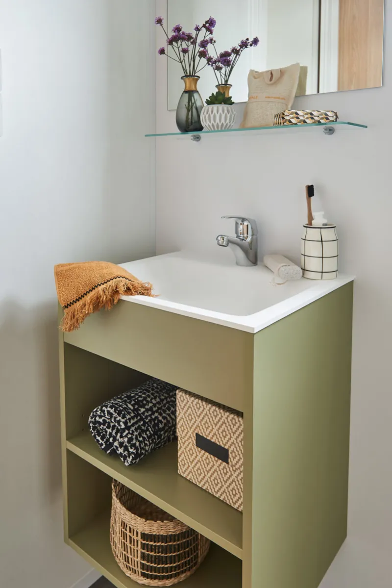 Mobil-Home Confort 28M² 2 Chambres Avec Terrasse Couverte