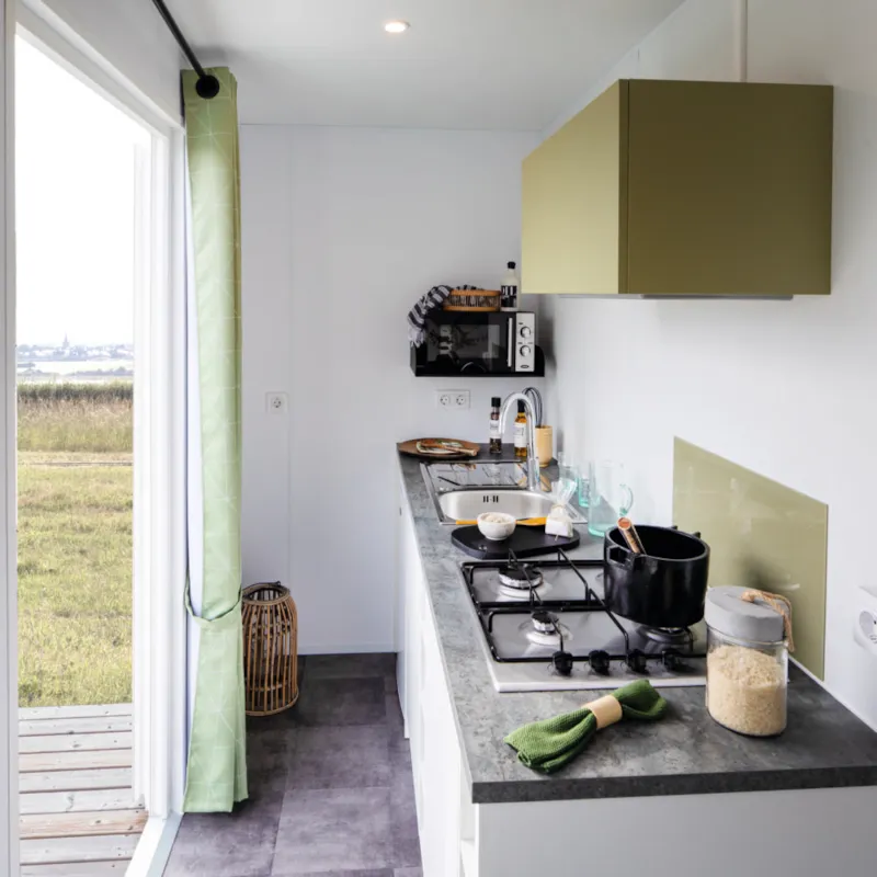 Mobil-Home Confort 28M² 2 Chambres Avec Terrasse Couverte