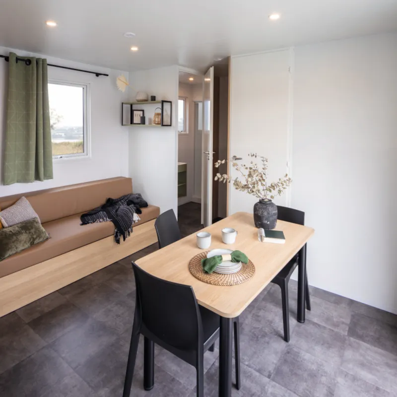 Mobil-Home Confort 28M² 2 Chambres Avec Terrasse Couverte