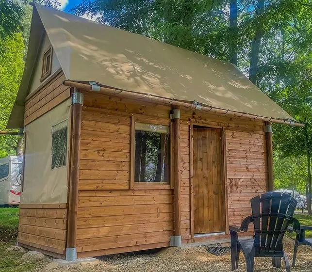 Location - Tente Bivouac 11M² 1Chambre - Sans Sanitaire - Flower Camping des Vallées