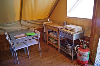 Canvas and wood tent Insolite nature No bathroom