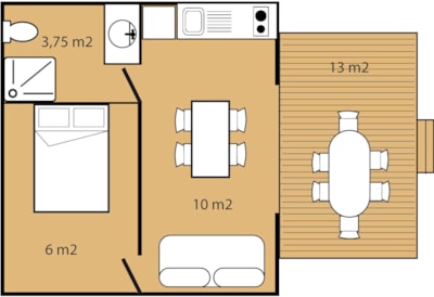 Ecolodge Comfort Insolite Premium with private facilities