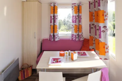 Mobil-Home Cosy-Clim 1 Chambre (Climatisation - Tv - Terrasse 9M² - Superficie 17M²)