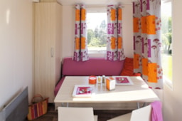 Location - Mobil-Home Cosy-Clim 1 Chambre (Climatisation - Tv - Terrasse 9M² - Superficie 17M²) - Camping LES 2 VALLÉES