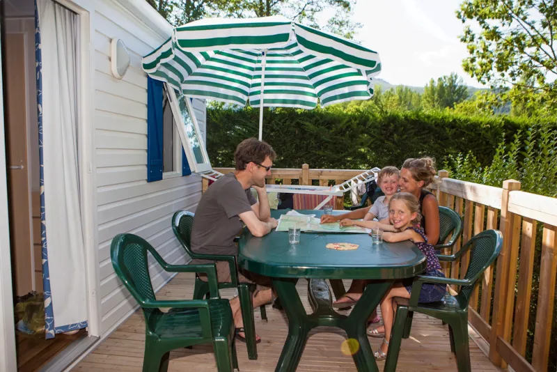 Mobil-Home Classic 2 Chambres (Tv - Terrasse 12M² - Superficie 26M²)