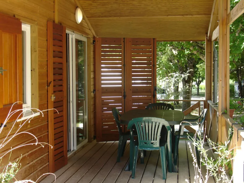 Chalet Prestige 2 Chambres (Lave-Vaisselle - Tv - Terrasse Couverte 12M² - Superficie 28M²)