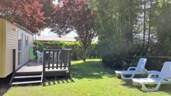 Mietunterkunft - Cottage Essentiel 2 Schlafzimmer - Camping Château de la Rolandière