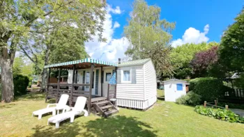 Mietunterkunft - Cottage Confort 2 Schlafzimmer - Camping Château de la Rolandière