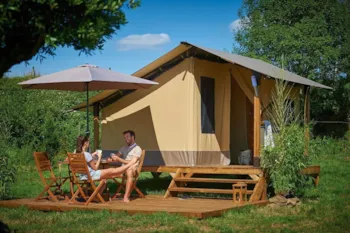 Mietunterkunft - Zeltbungalow  Baleares - Camping Le Bois Fleuri