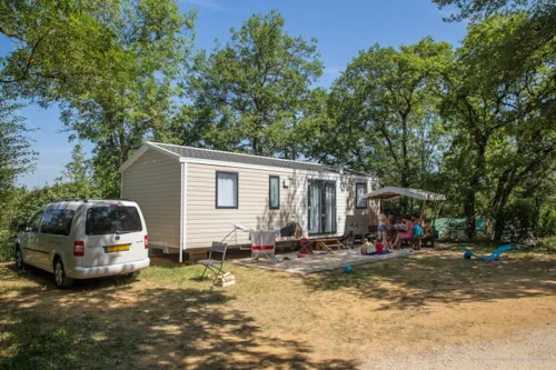 Location - Mobil Home 4 Chambres 39M², Climatisation, Terrasse Dallée - image n°4 - Domaine la Garenne