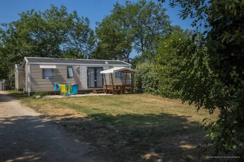 Location - Mobil Home 4 Chambres 39M², Climatisation, Terrasse Dallée - image n°5 - Domaine la Garenne