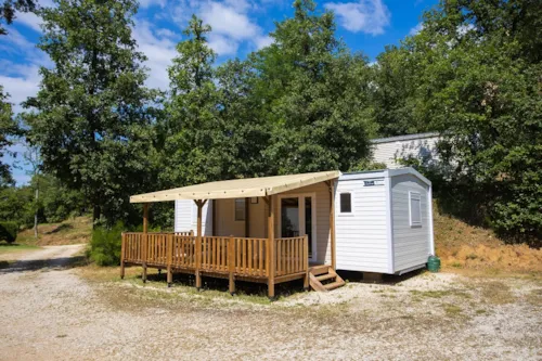 Location - Mobil Home 3 Chambres 35M², Climatisation, Terrasse Couverte - image n°6 - Domaine la Garenne