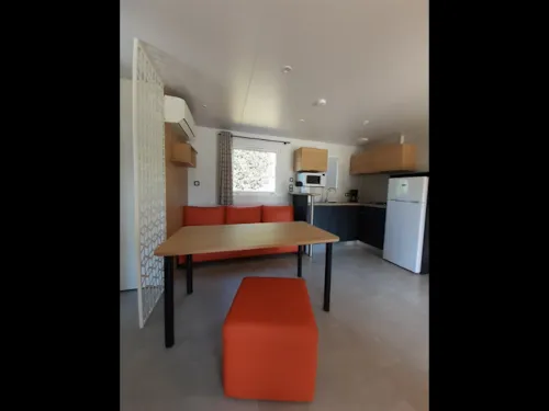 Location - Mobil Home Tribu, 6 Chambres 70M², Climatisation, Terrasse Couverte, 10 Pers + 1 Bébé (-3Ans) - image n°3 - Domaine la Garenne