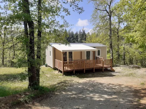 Location - Mobil Home 2 Chambres 30M², Terrasse Couverte - image n°1 - Domaine la Garenne