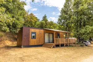 Locatif - Mobil home 2 chambres 40m², 2 Salles de Bains, climatisation, 2 terrasses couvertes - Domaine la Garenne