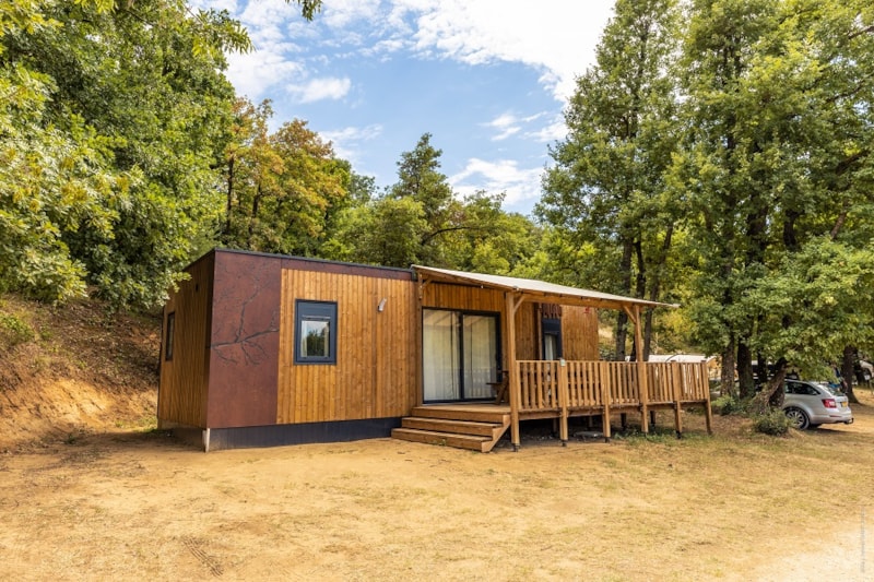 Mobilheim 2 Schlafzimmer 40m², 2 Badezimmer, Klimaanlage, 2 überdachte Terrassen