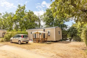 Locatif - ESSENTIEL + 2-bedroom mobile home, 35 m², air conditioning, paved patio - Domaine la Garenne