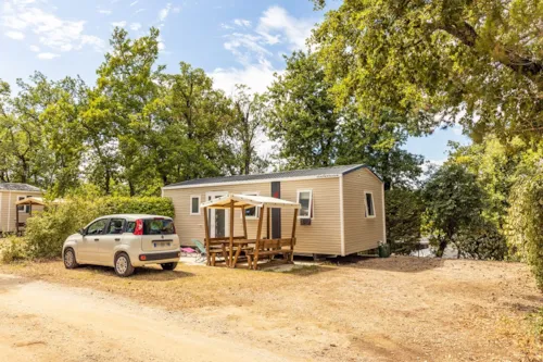 Location - Mobil Home 2 Chambres 35M², Climatisation, Terrasse Dallée - image n°4 - Domaine la Garenne