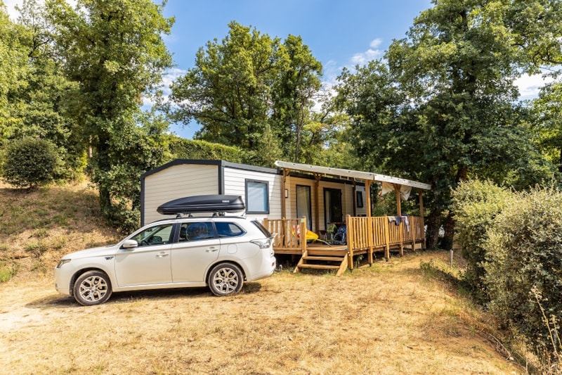 Mobilheim 3 Zimmer 37m², klimaanlage, gepflasterte terrasse