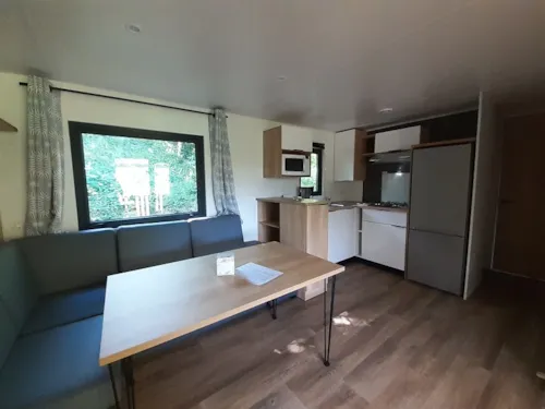 Location - Mobil Home 3 Chambres 40M², 2 Salles De Bains, Climatisation, Terrasse Couverte - image n°5 - Domaine la Garenne