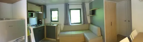 Accommodation - Mobil Home 4 Rooms 40M², 2 Bathrooms, Air-Conditioning, Covered Terrace - image n°6 - Domaine la Garenne