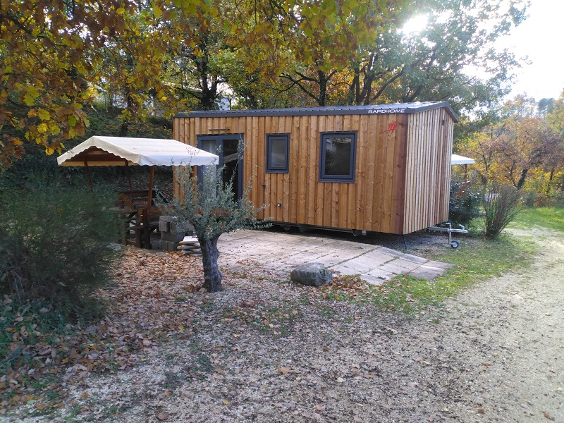 Location - Mobil-Home 2 Chambres 26M², Climatisation, Terrasse Dallée - Camping Domaine la Garenne