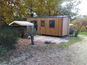 Locatif - Mobil-home 2 chambres 26m², climatisation, terrasse dallée - Domaine la Garenne