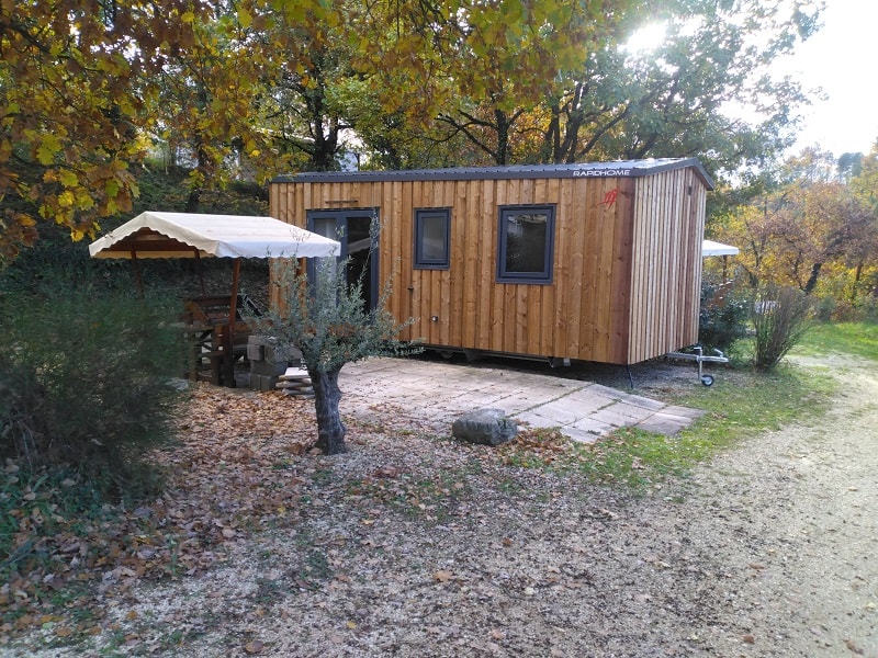 Mobil Home 2 rooms 26m², air conditioning, paved terrace