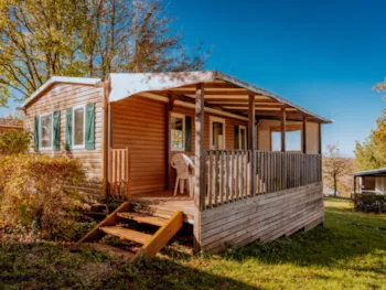 Mietunterkunft - Mobilheim 2 Schlafzimmer - Combelles Aveyron Vacances