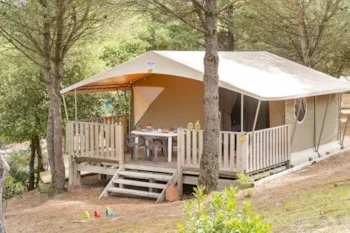 Mietunterkunft - Lodge Bali - 20 M² - 2 Schlafzimmer - Ohne Sanitäranlagen - Clico Chic - Plage des Tonnelles