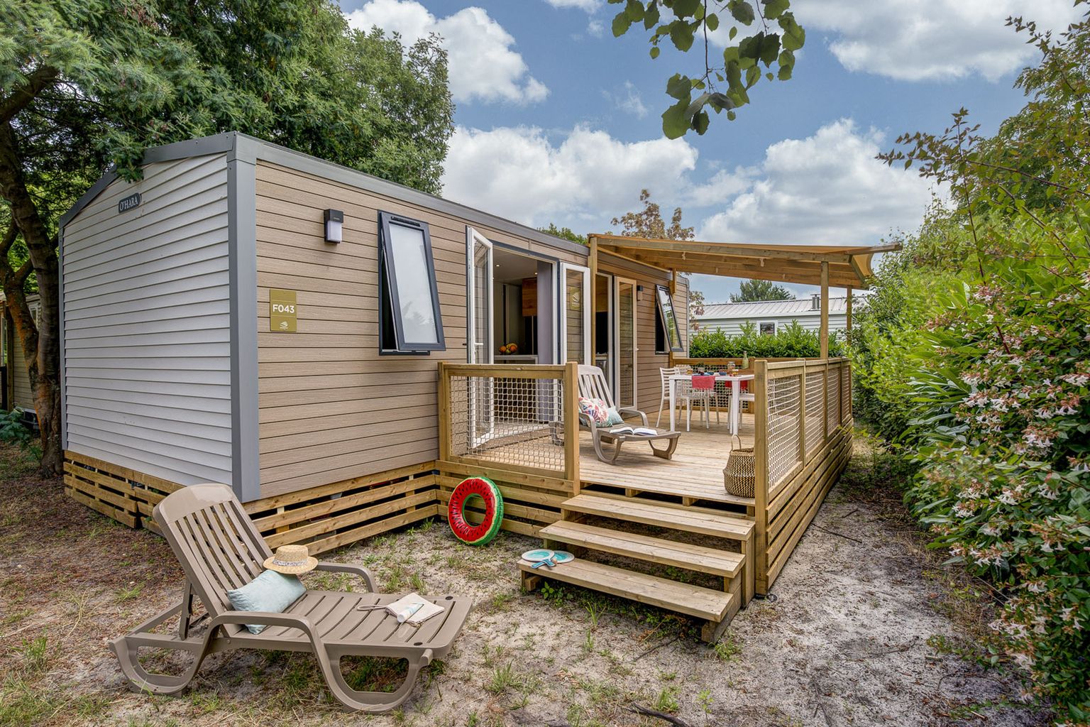 Location - Cottage 3 Chambres **** - Camping Sandaya Le Lac de Sanguinet