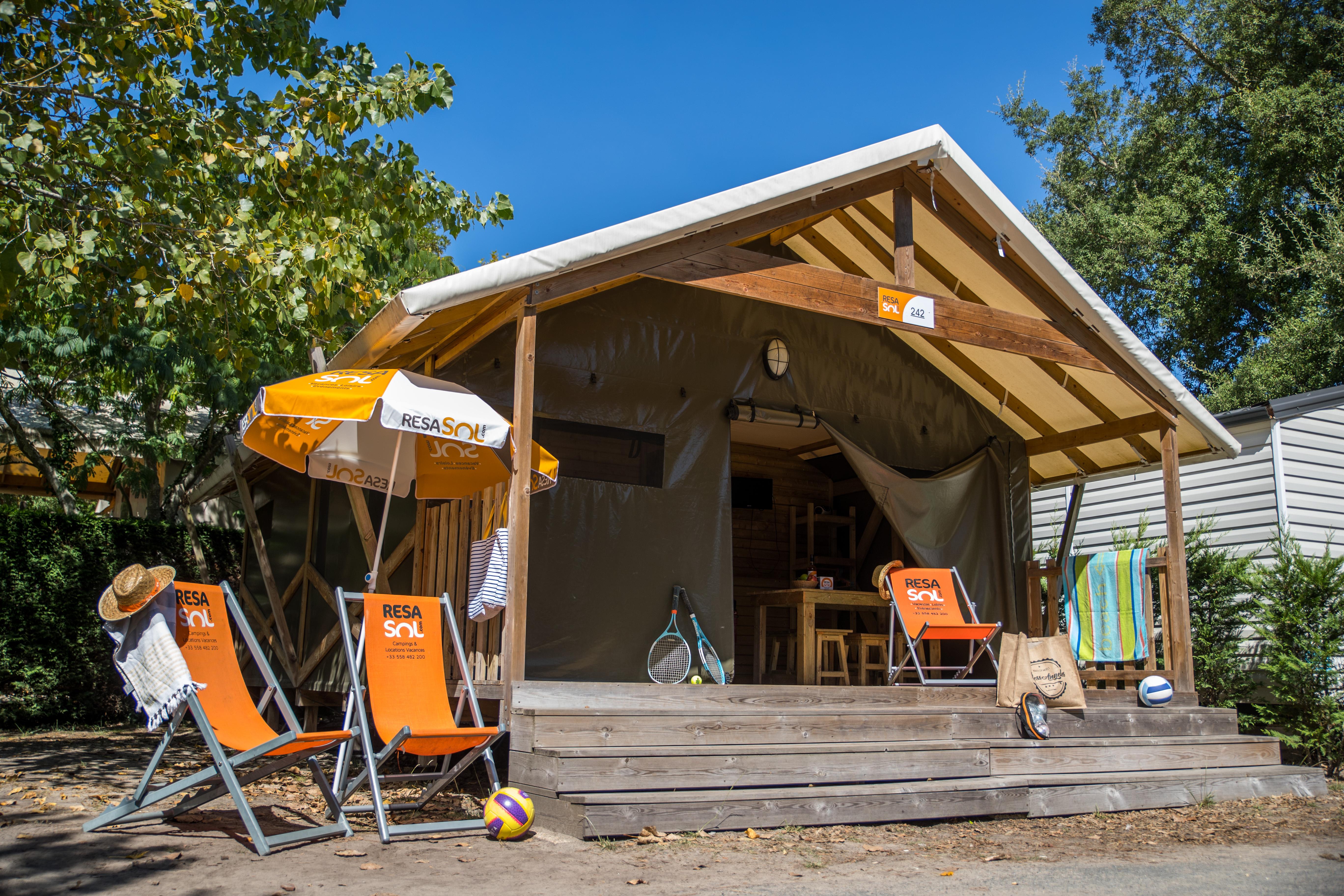 Accommodation - Ecolodge Tent  6P - Camping Lou Pignada